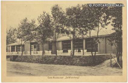 ansichtkaart: Arnhem, Openluchtmuseum. Cafe-Restaurant 'De Waterberg'