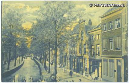 ansichtkaart: Delft, Oude Delft