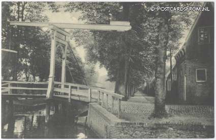 ansichtkaart: Monnickendam, Binnendijk