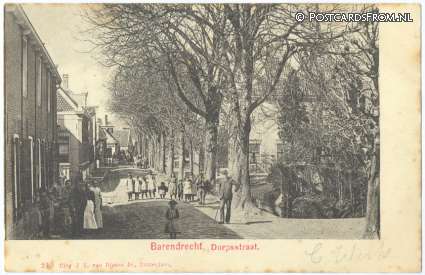 ansichtkaart: Barendrecht, Dorpsstraat