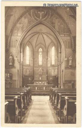 ansichtkaart: Amersfoort, St. Alfonsus-Retraitenhuis. Kapel