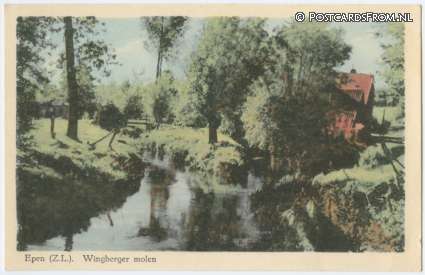 ansichtkaart: Epen, Wingberger molen