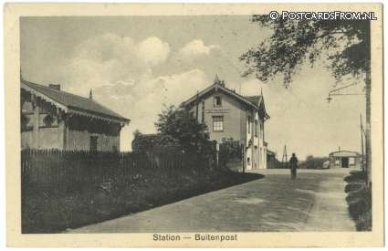 ansichtkaart: Buitenpost, Station