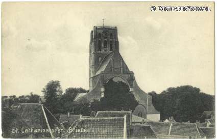 ansichtkaart: Brielle, St. Catharinatoren