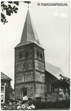 ansichtkaart: Drempt, Nederlandse Hervormde Kerk ca. 12e eeuw
