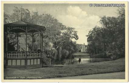 ansichtkaart: Steenwijk, Park 'Ramswoerthe'