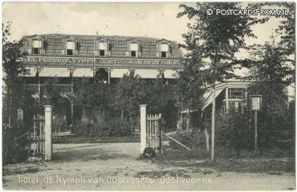 ansichtkaart: Oostvoorne, Hotel 'de Nymph van Oostvoorne'
