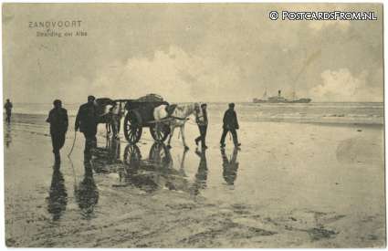 ansichtkaart: Zandvoort, Stranding der Alba