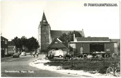 ansichtkaart: Serooskerke Walcheren, Herv. Kerk
