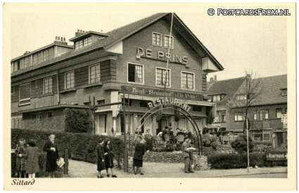 ansichtkaart: Sittard, Hotel Restaurant 'De Prins'