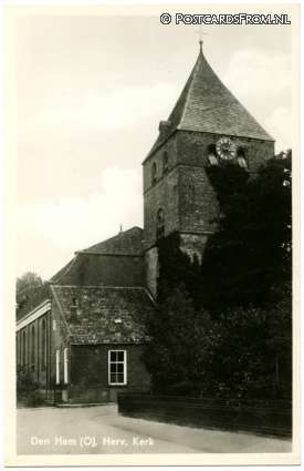 ansichtkaart: Den Ham OV, Herv. Kerk