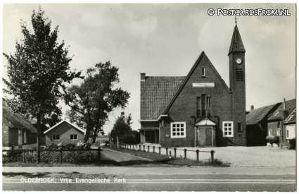 ansichtkaart: Oldebroek, Vrije Evangelische Kerk