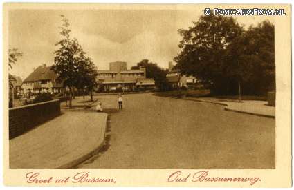 ansichtkaart: Bussum, Oud Bussumerweg
