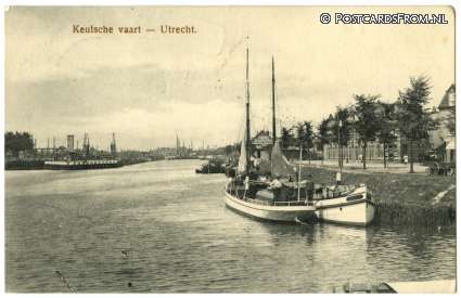 ansichtkaart: Utrecht, Keulsche vaart