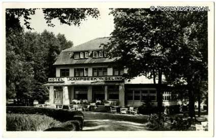 ansichtkaart: Denekamp, Hotel 'Kampbeek' v.h. Gelink