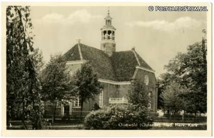 ansichtkaart: Oostwold Scheemda, Ned. Herv. Kerk