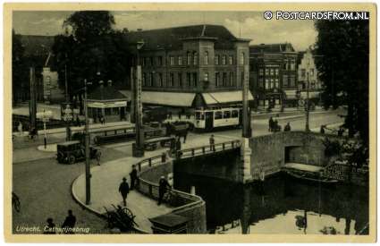 ansichtkaart: Utrecht, Catharijnebrug