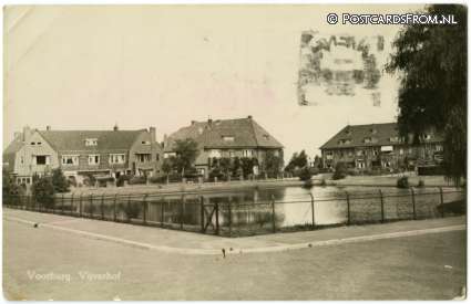ansichtkaart: Voorburg, Vijverhof