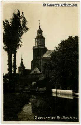 ansichtkaart: Zoetermeer, Ned. Herv. Kerk
