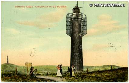ansichtkaart: Egmond aan Zee, Panorama in de Duinen