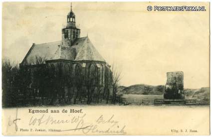 ansichtkaart: Egmond aan den Hoef, Kerk
