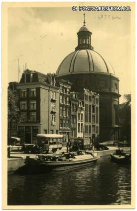 ansichtkaart: Amsterdam, Nieuwe Kerk Evang.-Luth. Gem. Stroomarkt