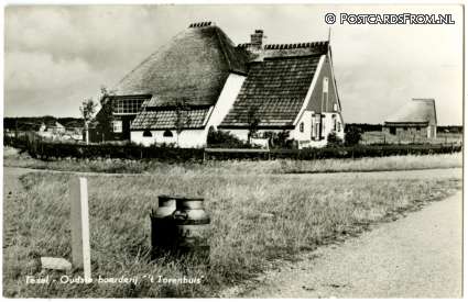 ansichtkaart: Texel, Oudste boerderij 't Torenhuis
