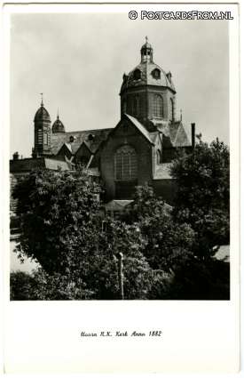 ansichtkaart: Hoorn NH, R.K. Kerk Anno 1882
