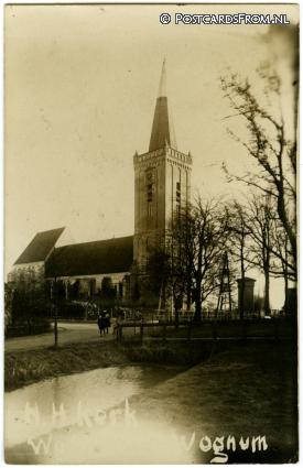 ansichtkaart: Wognum, N.H. Kerk