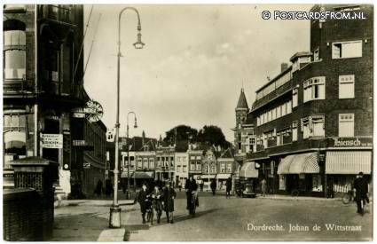 ansichtkaart: Dordrecht, Johan de Wittstraat