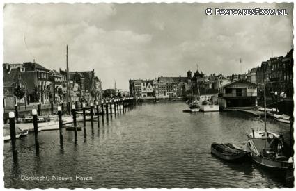 ansichtkaart: Dordrecht, Nieuwe Haven