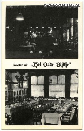 ansichtkaart: Vught, Hotel-Cafe-Rest. 'Het Oude Bijltje', Taalstraat 84-86
