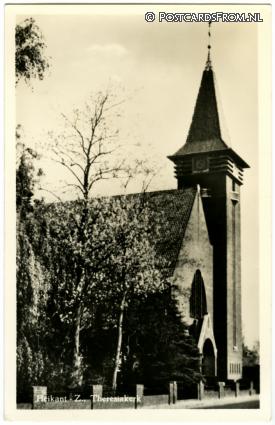 ansichtkaart: Heikant, Theresiakerk