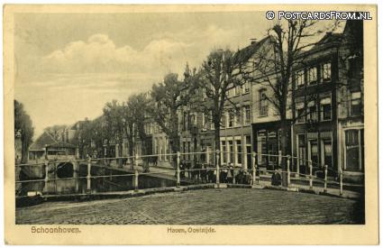 ansichtkaart: Schoonhoven, Haven, Oostzijde