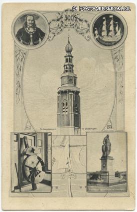 ansichtkaart: Vlissingen, St. Jacobstoren