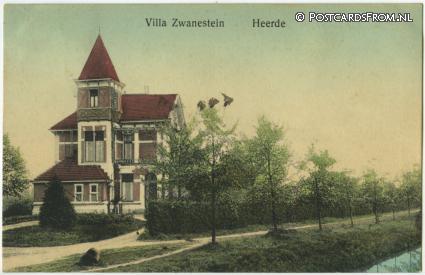 ansichtkaart: Heerde, Villa Zwanestein