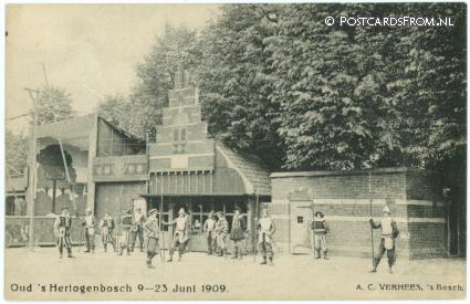 ansichtkaart: 's-Hertogenbosch, Oud. 9-23 Juni 1909