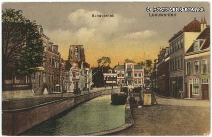ansichtkaart: Leeuwarden, Schavernek
