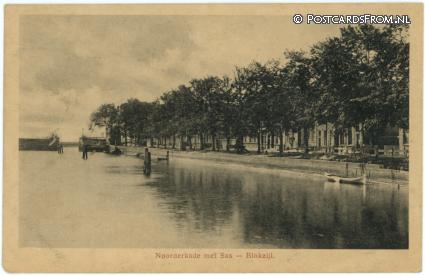 ansichtkaart: Blokzijl, Noorderkade met Sas