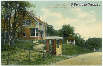 ansichtkaart: Santpoort, Villa Duinwijk in het Park 'Duinlust'
