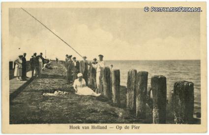 ansichtkaart: Hoek van Holland, Op de Pier