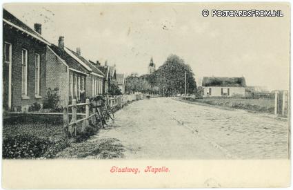 ansichtkaart: Kapelle, Staatweg. Straatweg?