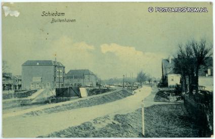 ansichtkaart: Schiedam, Buitenhaven