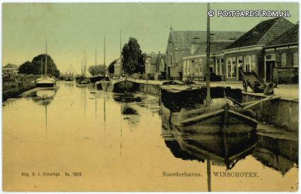 ansichtkaart: Winschoten, Noorderhaven
