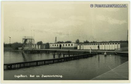 ansichtkaart: Groningen Engelbert, Bad en Zweminrichting