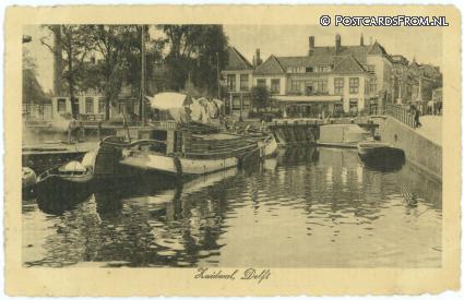 ansichtkaart: Delft, Zuidwal. s.s. Maria, W. Smit, Capelle