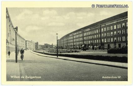ansichtkaart: Amsterdam, Willem de Zwijgerlaan