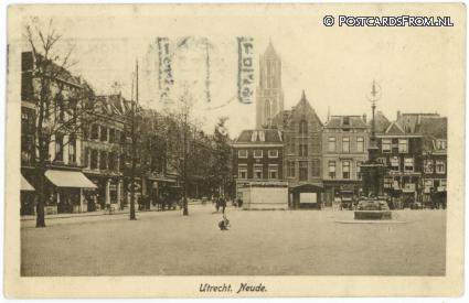 ansichtkaart: Utrecht, Neude