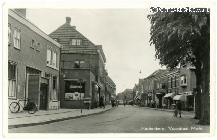 ansichtkaart: Hardenberg, Voorstraat Markt