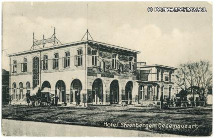 ansichtkaart: Dedemsvaart, Hotel Steenbergen